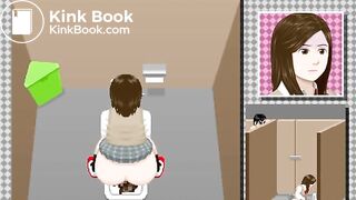 Japanese girl diarrhea and pee voyeur
