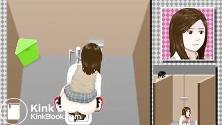 Japanese girl diarrhea and pee voyeur