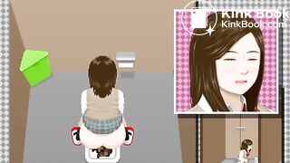 Japanese girl diarrhea and pee voyeur
