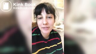 Girl dropping HUGE turd in toilet POV