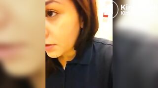 Adorable girl Youtube pooping vlog