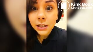 Adorable girl Youtube pooping vlog