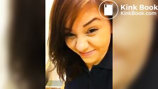 Adorable girl Youtube pooping vlog