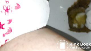 Lovely white cherry pattern panty last clearing moment!