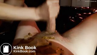 Japanese brown & golden shower - video 2