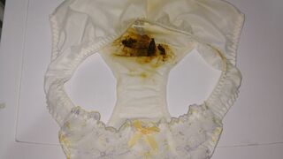 Lovely tutu Bowknot white panty after playing twice!!!