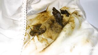 Lovely tutu Bowknot white panty after playing twice!!!