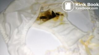 Lovely tutu Bowknot white panty after playing twice!!!