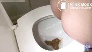 Hot girl nasty toilet turd