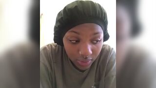Ebony girl has explosive diarrhea