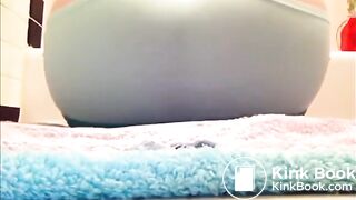 Blue Panty Poop Masturbation