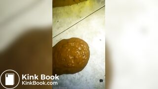 Steaming diarrhea puddle