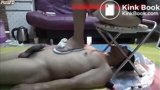 Chinese femdom scat salve man