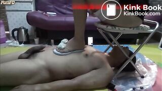 Chinese femdom scat salve man