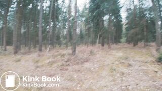 Ebonys big dump in the woods