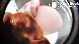 Big Assed Girl Pushing Hard