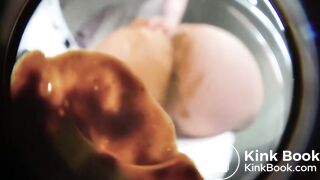 Big Assed Girl Pushing Hard