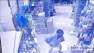 STORE CAMERA CATCHES WOMEN DEFECATING ON THE FLOOR