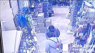 STORE CAMERA CATCHES WOMEN DEFECATING ON THE FLOOR