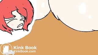 Redhead pooping cartoon