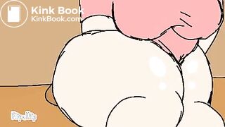 Redhead pooping cartoon