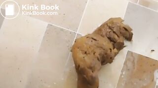 Displaying Her Anal Discharge