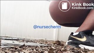 Desperation shit outside