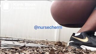 Desperation shit outside