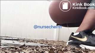 Desperation shit outside