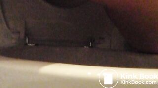 My butt make poo poo in girls school toilet