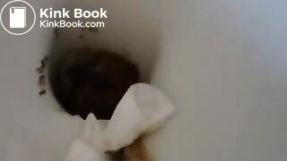 Standing toilet shit