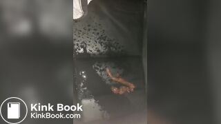 Wife pisses on her shit and car seat