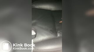Wife pisses on her shit and car seat