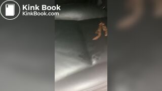 Wife pisses on her shit and car seat