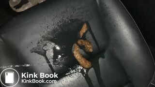 Pissing on her shit - video 2