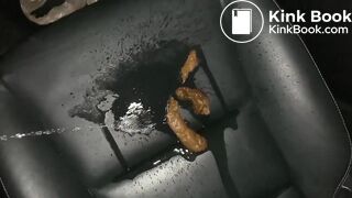 Pissing on her shit - video 2