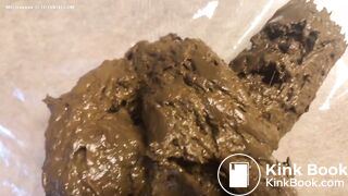 Scat with Crotchless panties