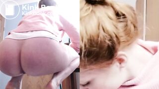 Shitting. Butt plug & face expressions