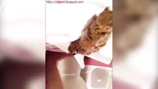 sexy skinny Chinese girl poop compilation pt2