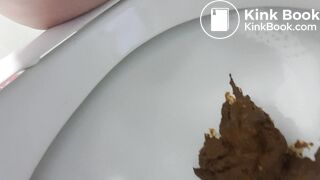 Poop into toilet 5