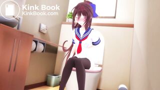 This is what a girl excretes