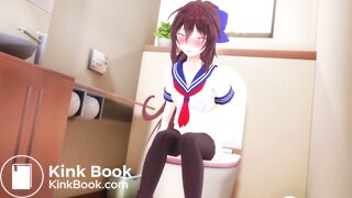 This is what a girl excretes