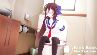 This is what a girl excretes