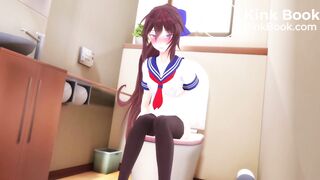 This is what a girl excretes