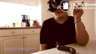...'s famous shitlog on the breakfast table