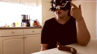 ...'s famous shitlog on the breakfast table