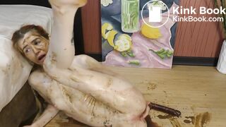 she's puking up her own shit