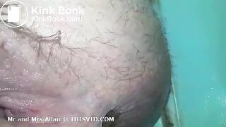 wife pooping view from between the legs