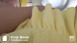 Japanese girl enema pooping toilet