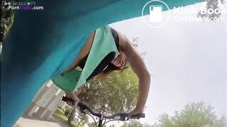 Sweet girl shits in her panties